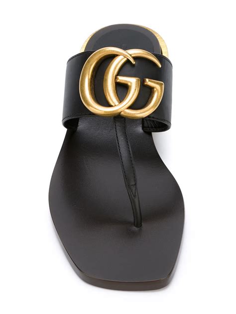 gucci sandals mini double g|gucci black high heel sandals.